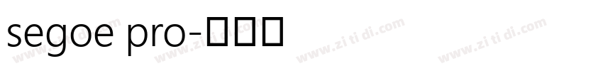 segoe pro字体转换